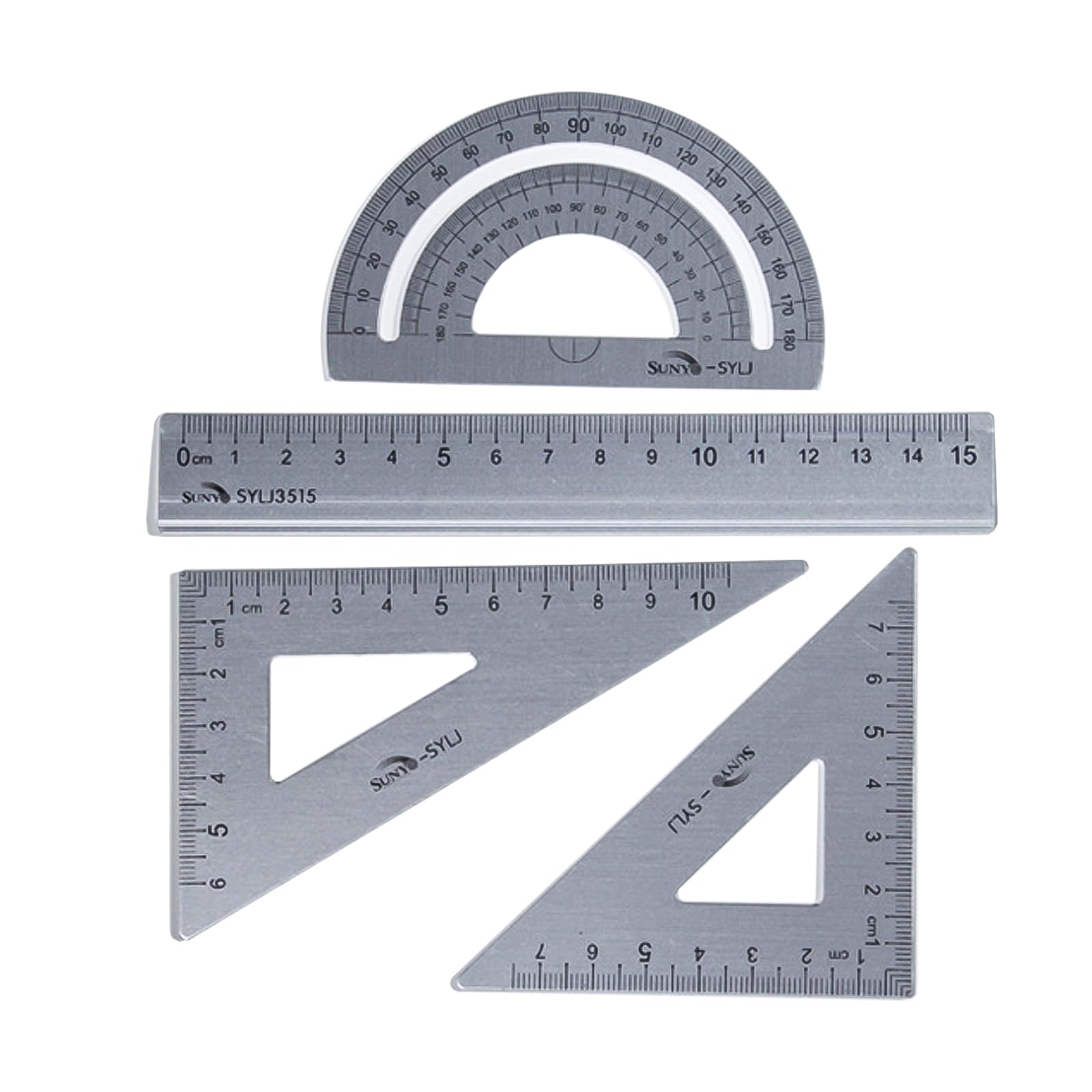 Disney Student Set Ruler 4-Piece Ruler Set Rounded Edges Design | Singapore - View #8