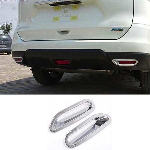 Miniatura 6 de MadLoN Cubierta de luz antiniebla para Nissan x-Trail Rogue 2014-2017, decoración de marco de luz antiniebla delantera y trasera, cubierta de luz