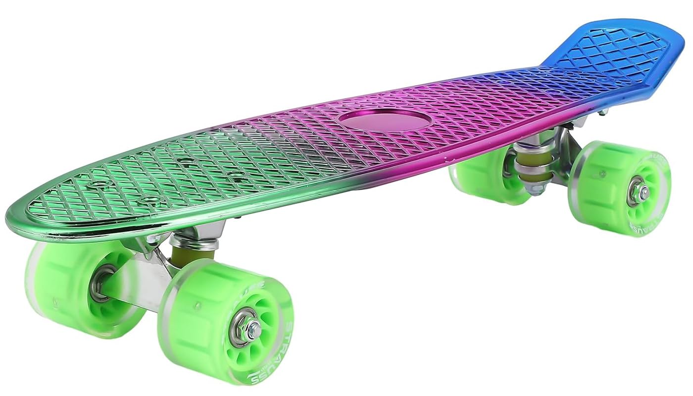 See full amazon price history chart for STRAUSS Polypropylene Cruiser Skateboard Penny Casterboard Hoverboard Anti-Skid Board With Abec-7 High Precision Bearings Ideal For 8 Years And Above 22 X 6 Inch, (Green,Pink,Blue) STRAUSS Polypropylene Cruiser Skateboard Penny Casterboard Hoverboard Anti-Skid Board With Abec-7 High Precision Bearings Ideal For 8 Years And Above 22 X 6 Inch, (Green,Pink,Blue) (B0C4FLT13W) Amazon Price History, Amazon Price Tracker