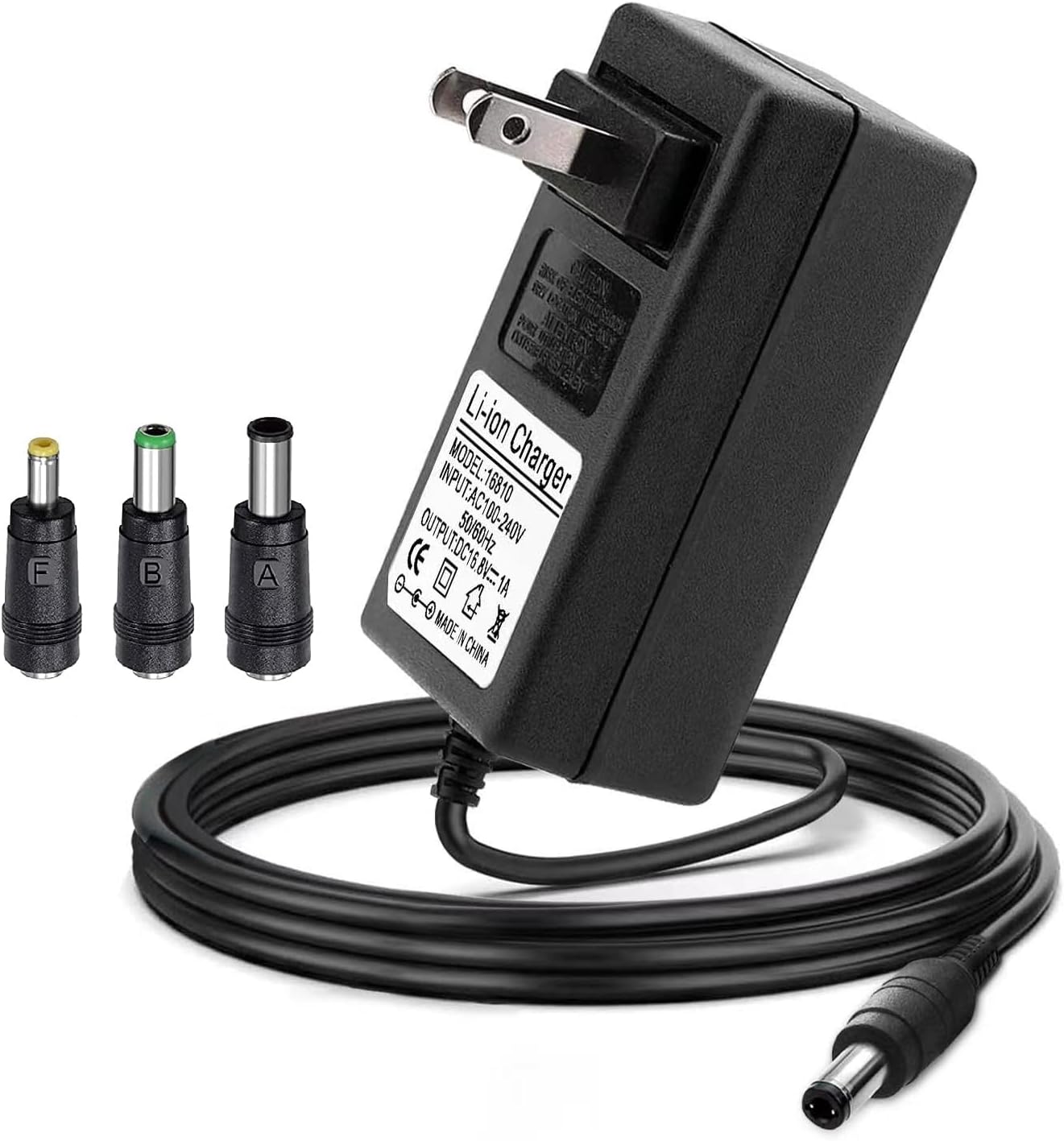 16.8V Massage Gun AC DC Adapter Fit for LifePro Sonic Mini, Wattne W1 W2, Fusion FX LPD6 3801A LPFSNFXBLU Sonic Pro,Youdgee H1 Mini,Mebak 3,DamKee DK-01 02 Charger Power Supply Cable Replacement 16.8V Massage Gun AC DC Adapter Fit for LifePro Sonic Mini, Wattne W1 W2, Fusion FX LPD6 3801A LPFSNFXBLU Sonic Pro,Youdgee H1 Mini,Mebak 3,DamKee DK-01 02 Charger Power Supply Cable Replacement