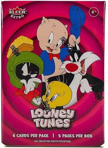Fleer Retro Looney Tunes 5-Pack Blaster Trading Card Box (Upper
