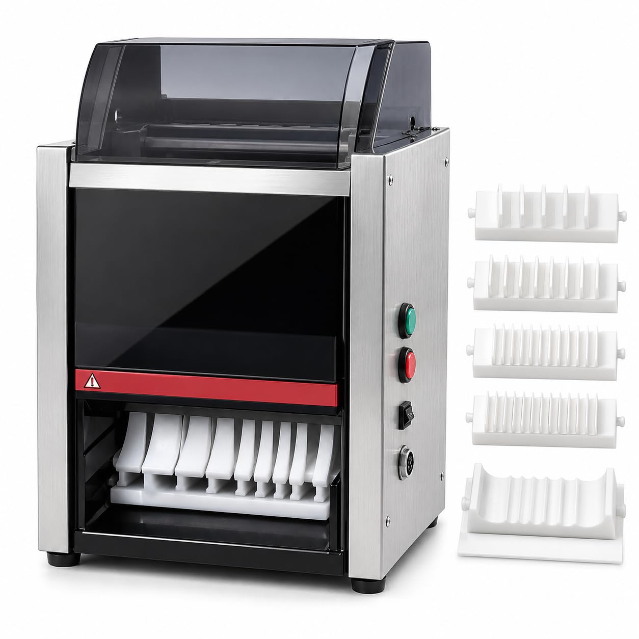 Sushi Rollschneidemaschine, Automatisches Sushi-Zubereitungswerkzeug mit Edelstahlklinge für Buffets und Bankette, ideal für einfache Sushi-Herstellung