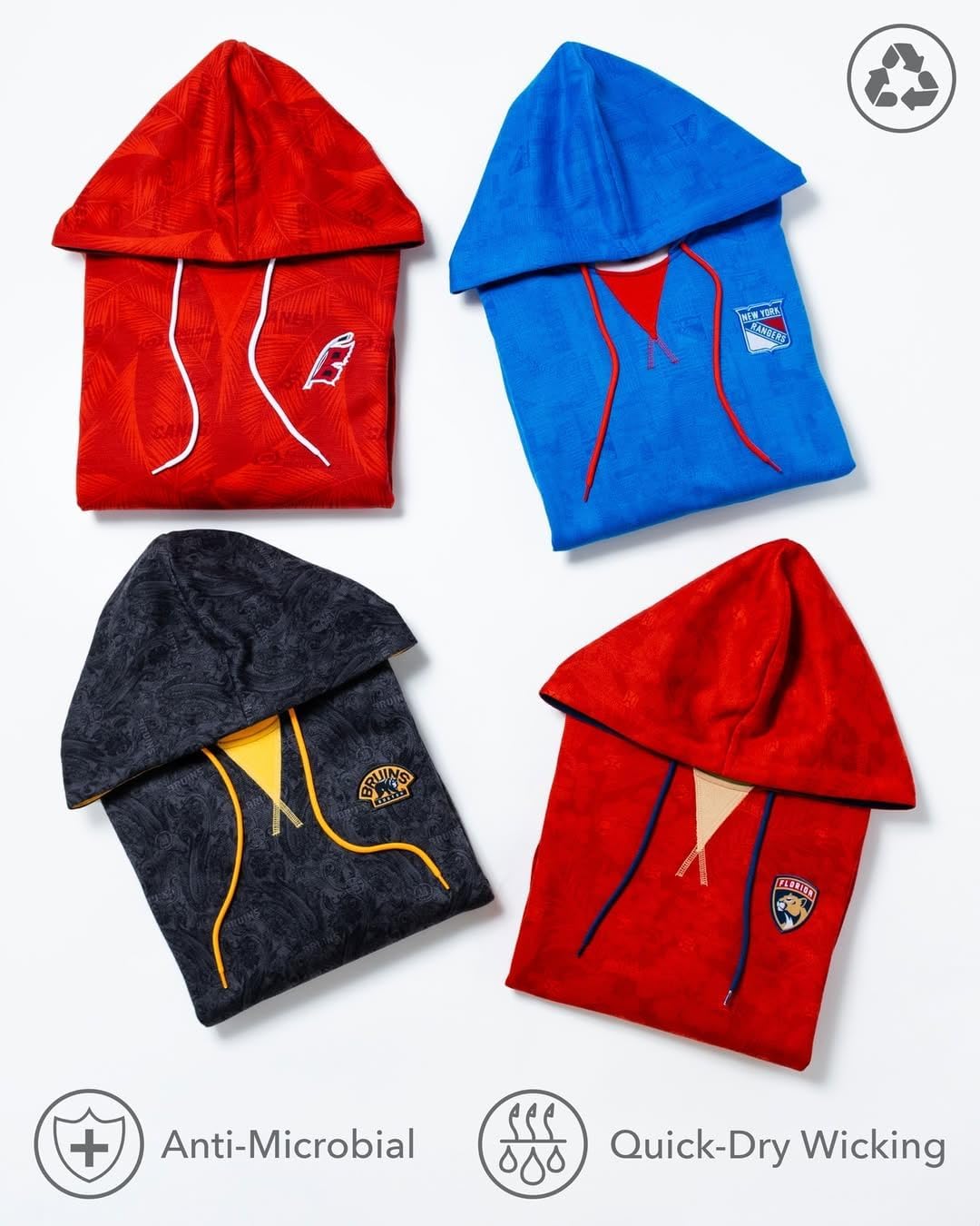 NHL Unisex-Adult Crew Neck Hoodie, Unisex Hockey Sweatshirt, NHL Officially Licensed Gear, Recycled Fabrics - Image 9