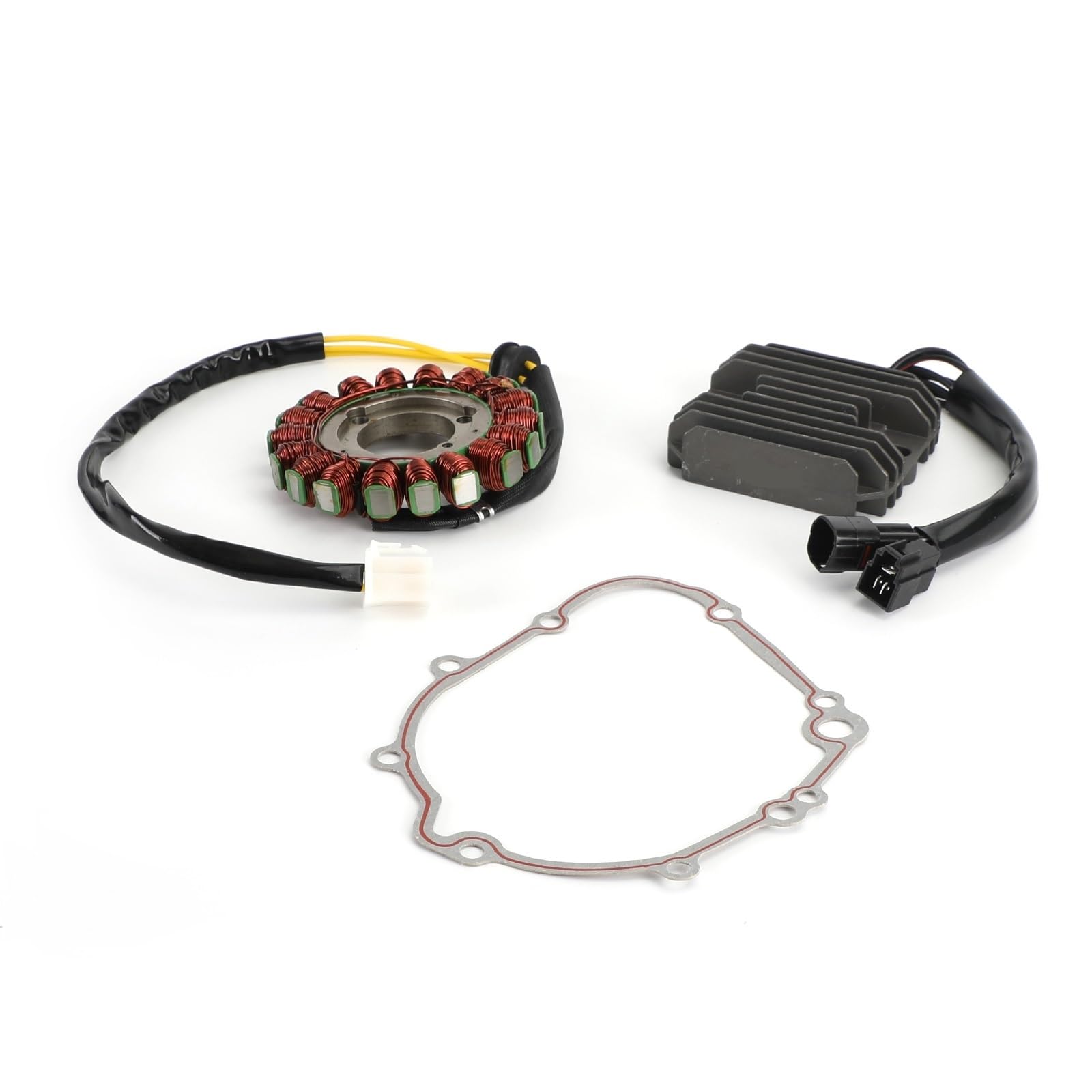 Stonaj generatory‌ Zestaw uszczelek cewki stojana regulatora pasujący do Suzuki GSXR 600 GSX-R 750 2006-2007 K6 K7 31401-01H00 32800-02H00 Części silnika Cewka stojana‌