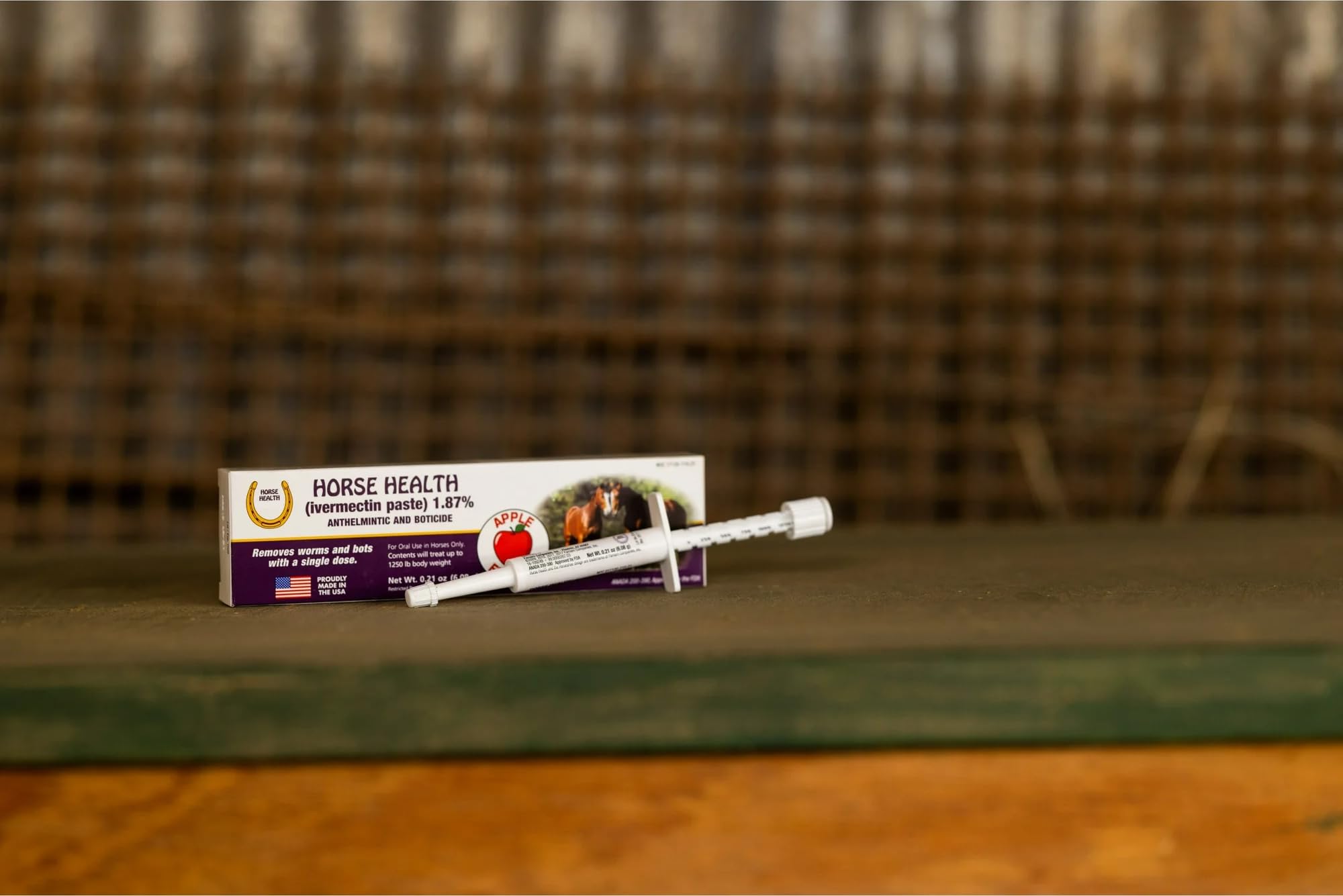 Amazon.com : Horse Ivermectin Paste 1.87% – Apple Flavored Oral Horse  Dewormer Syringe – 6.08g Tube Treats Horses Up to 1250 lbs (2-Pack) : Pet  Supplies