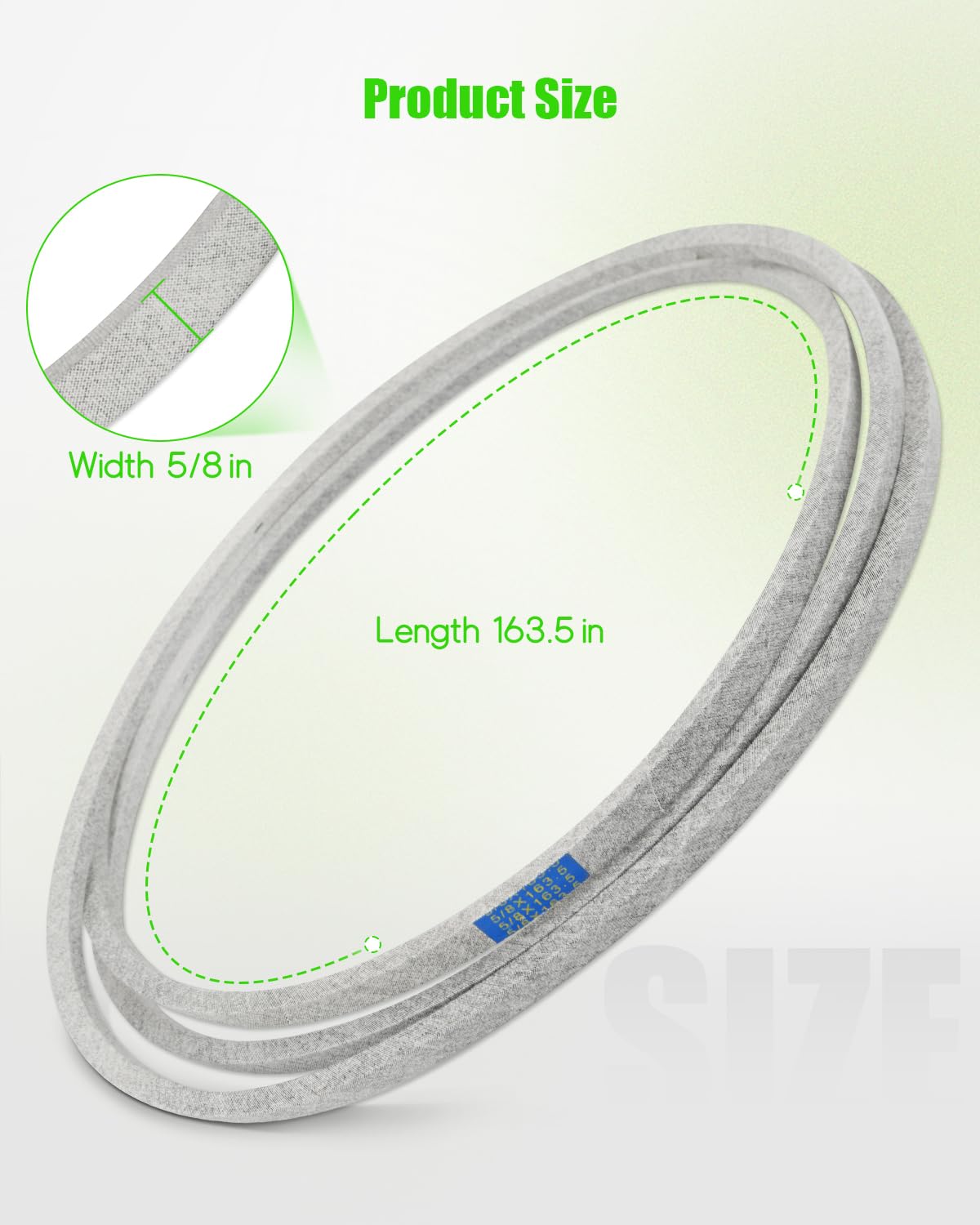 Mower Deck Belt 522795901 539104335 Fit for Husqvarna LZ25C LZ5225 LZ5227 LZ6127 MZ61 52"