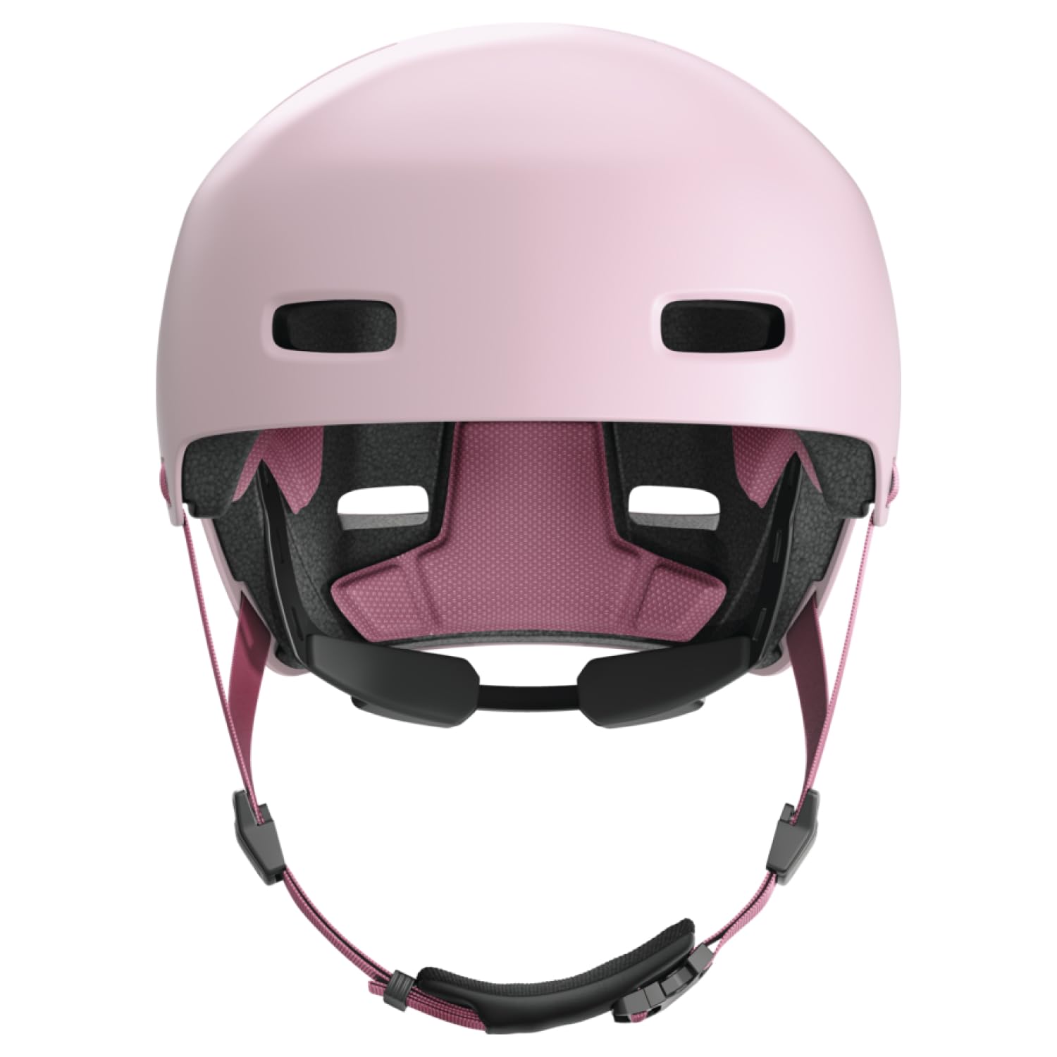 ABUS Kask rowerowy XOXO, kask miejski w stylu skaterskim, rozmiar M, różowy