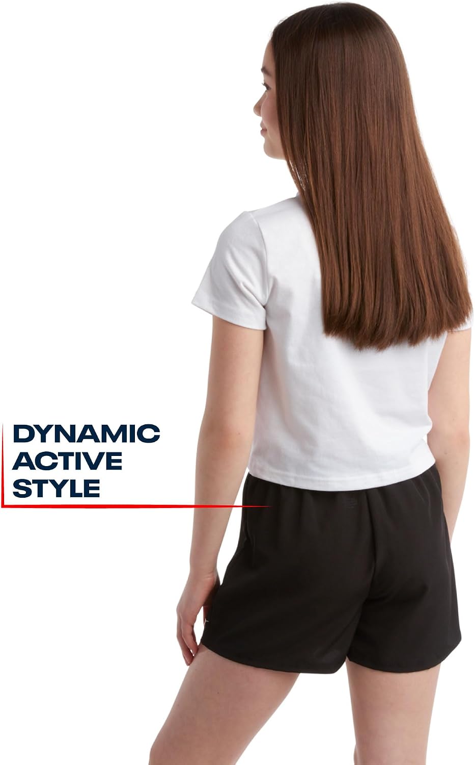 Reebok Girls Performance Woven Skort for Tennis, Golf & Running (7-16) | Wrap-Front Style with Built-In Shorts Beneath, Flexible Athleisure Design Moves Easily from Sport to Everyday Wear