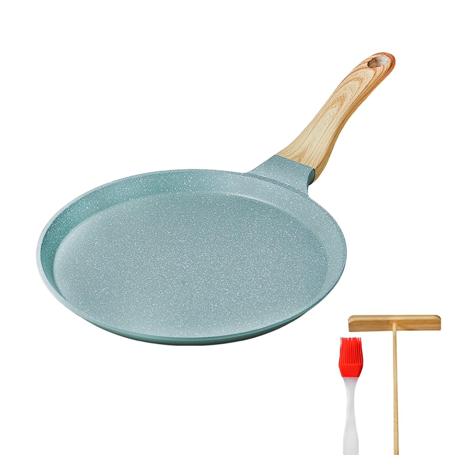 Buy Crepe Pan Nonstick, 11inch Griddle Pan with Crepe Spreader & Oil
