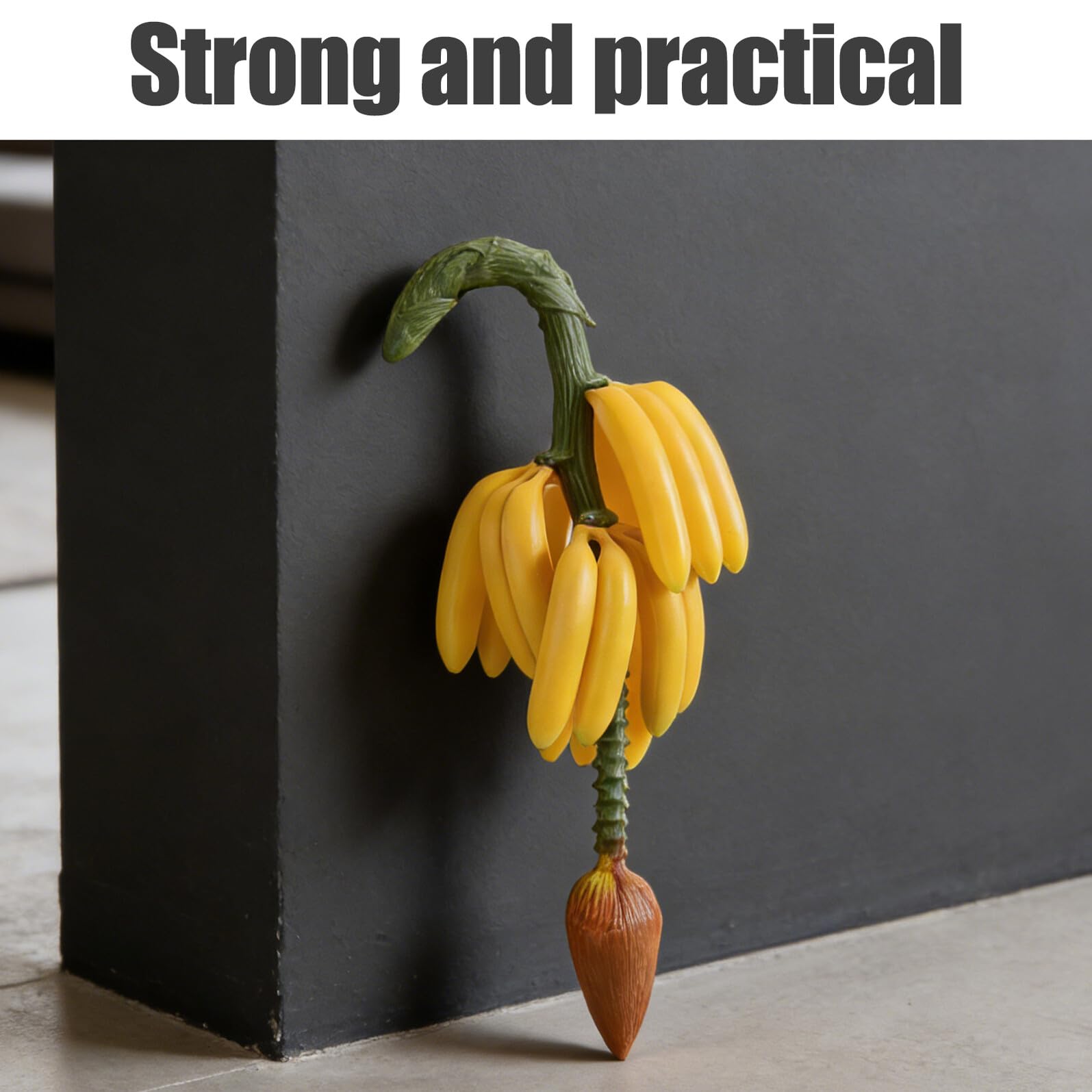 Mazzo Plastica Banane in Realistiche di Gialle Artificiali per Esposizione
