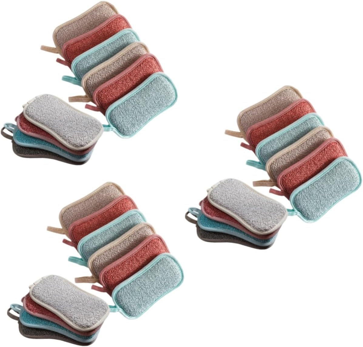 30 pcs Household Dish Sponge Multi Function Kitchen Cleaning Sponges for Efficient Dishwashing Strong Water Absorption and Versatile Use Pans Bowls and More