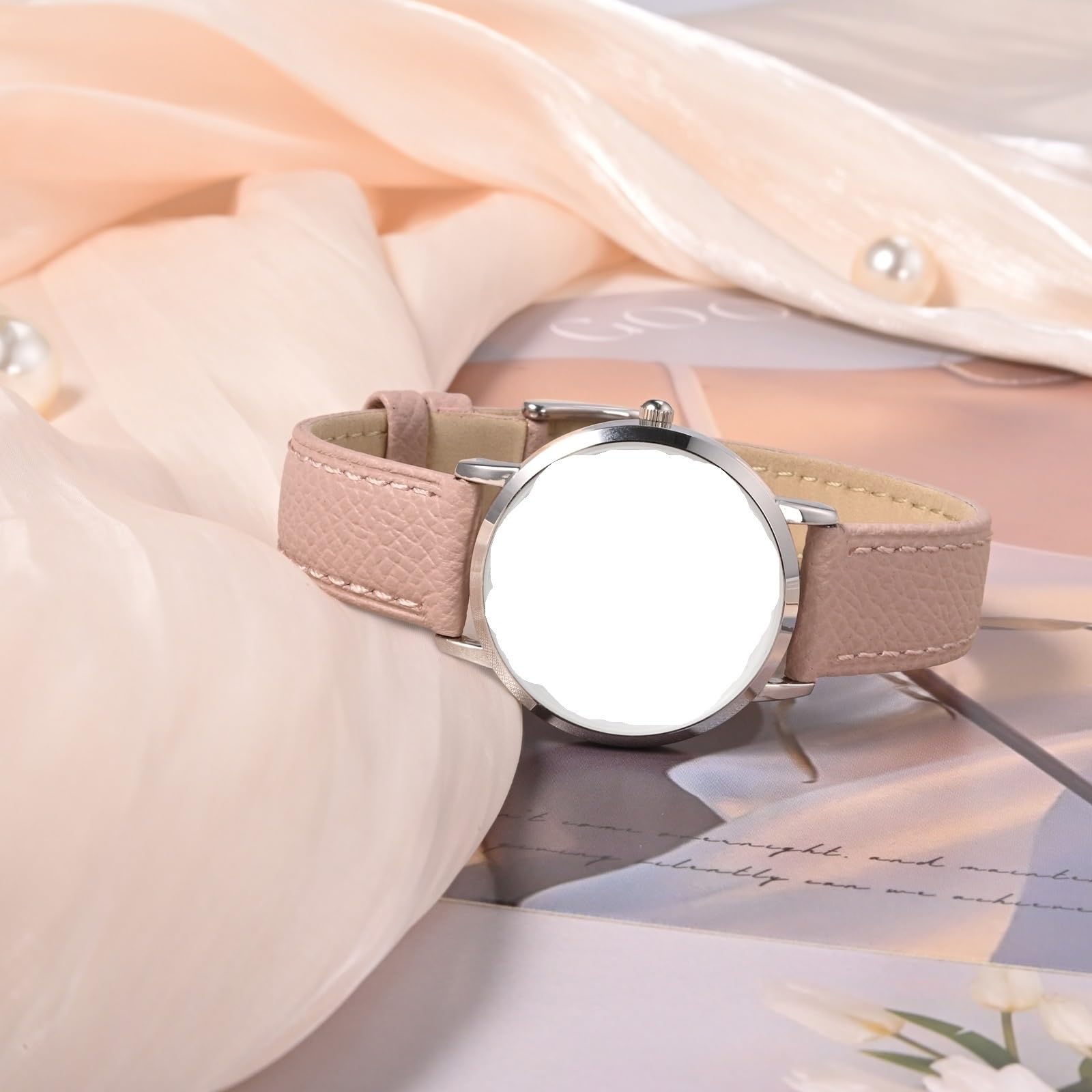 Bracelet de montre en cuir de rechange à dégagement rapide, unisexe