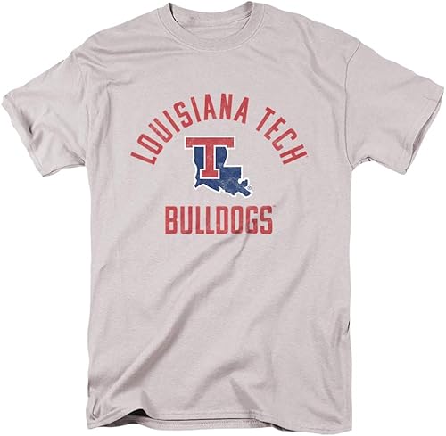 Miniatura 1 de Louisiana Tech University Camiseta unisex para adulto con logotipo oficial de Bulldogs