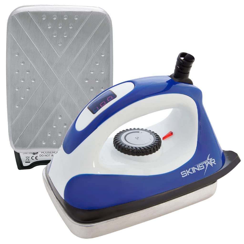 Skinstar Démarreur Ski Cire Kit, Numérique Fer à Farter Brosse Hydrocarbonwachs 8 Pièces