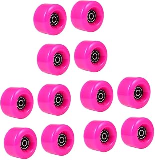 INOOMP 12 Pcs Shoe Wheel Skateboard Bearings Suitcase Set Quad Skates Inline Roller Wheels Double Row Wheel Inline Hockey Wheels Skating Supply Roller Skates Accessories Wheel Replacement
