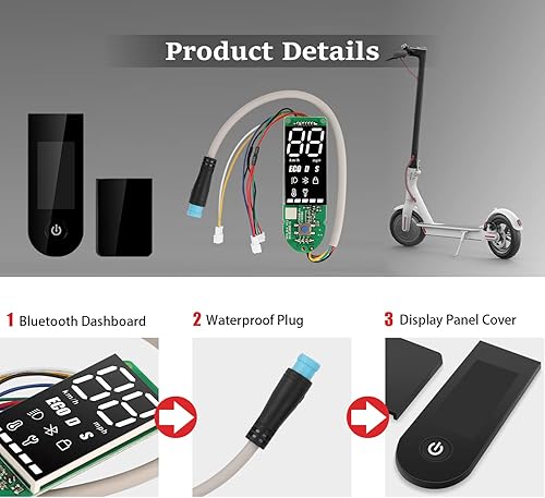 Miniatura 3 de Actualización M365 Pro tablero de instrumentos de reemplazo de la cubierta de circuito compatible con Xiaomi M365 M365 ProM365 Pro 2 Scooter