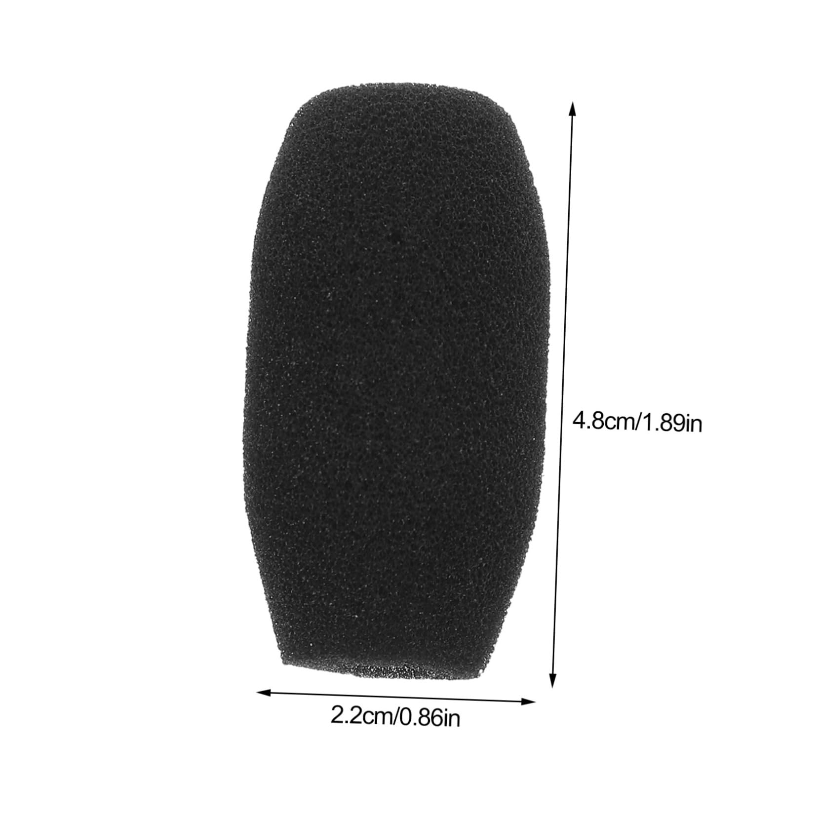 BESPORTBLE 2Pcs Lapel Microphone Covers Soft Sponge Windscreen Noise Reduction Protector for Headset Microphones Lightweight and Easy to Install Compatible with Various Lapel Styles