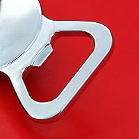 Vista 3 de US 1986 Jefferson Nickel 5 Cent BU Uncirculated Coin Gold Silver Two Tone Key Chain Ring Bottle Opener NEW