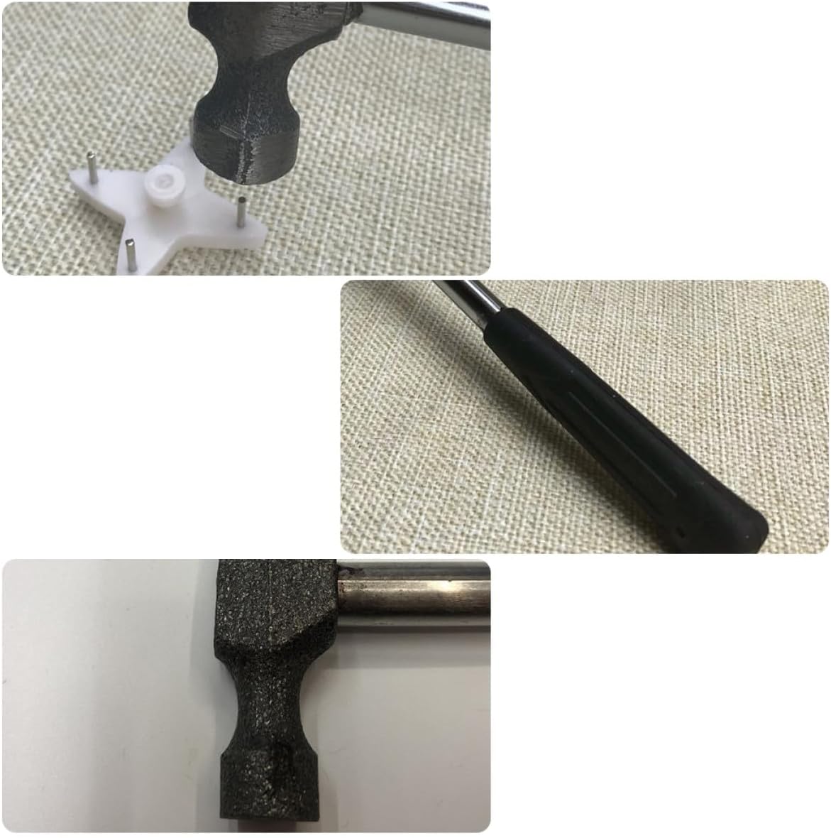 5pcs Small Claw Hammer Set for Seamless Nails, Mini Lightweight Framing Tool with Non-marring Head, Portable Household and Outdoor Repair Hammers