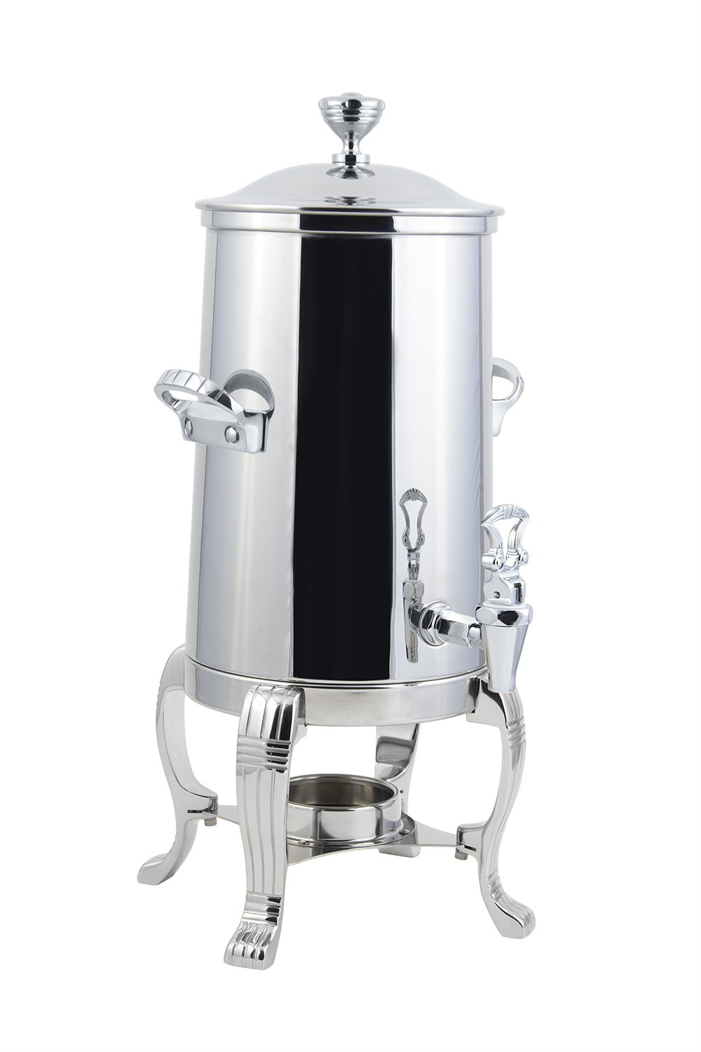 Bon Chef 41005C Stainless Steel Aurora Non-Insulated Coffee Urn with Chrome Trim, 5-1/2 gal Capacity, Chrome Accents