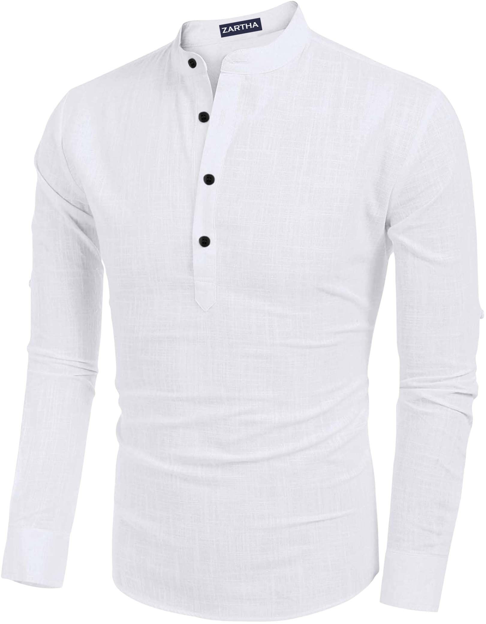 Men's Cotton Blend Casual Kurta Shirt