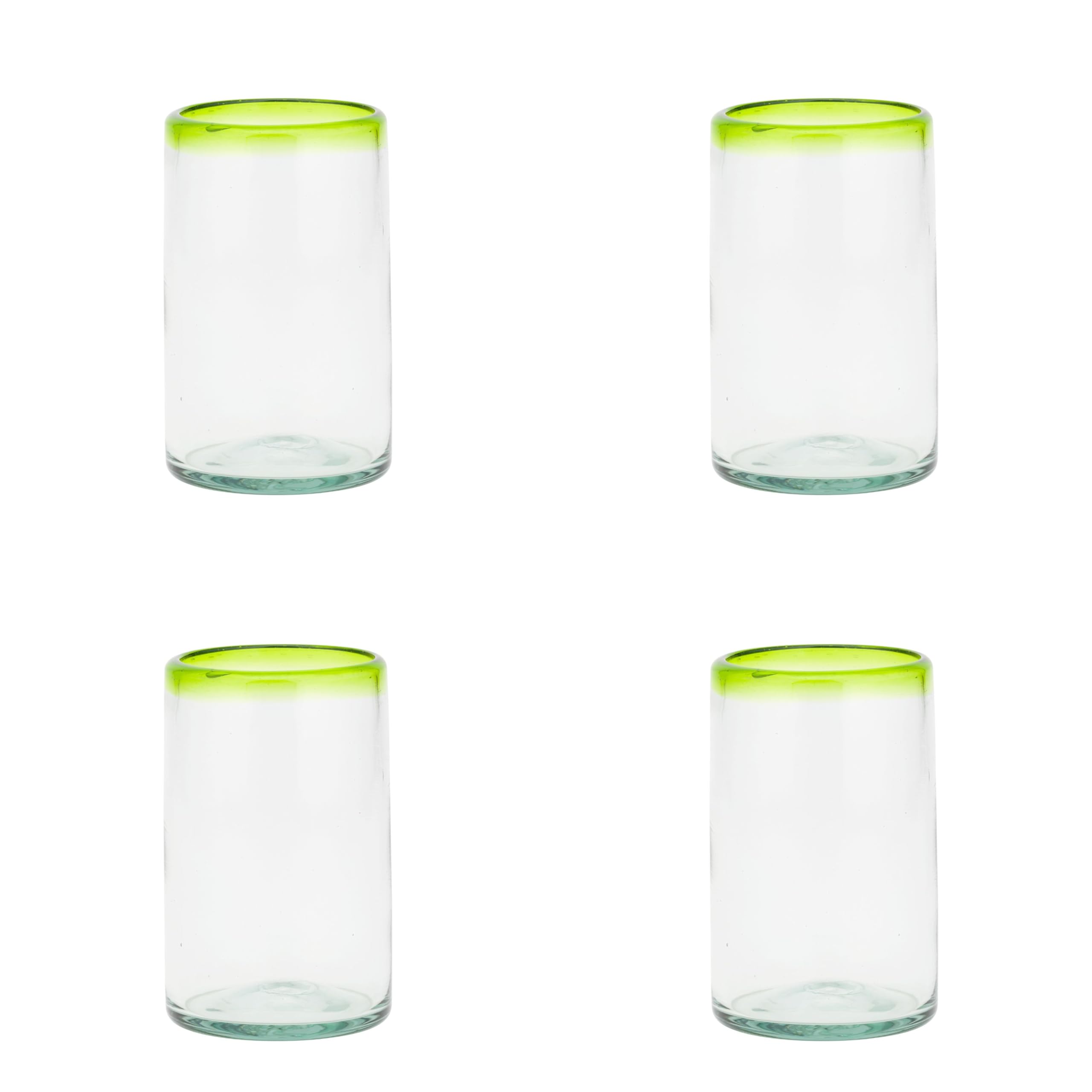 10 Strawberry Street Hiball / Lime Rim / Modern Highball Glasses