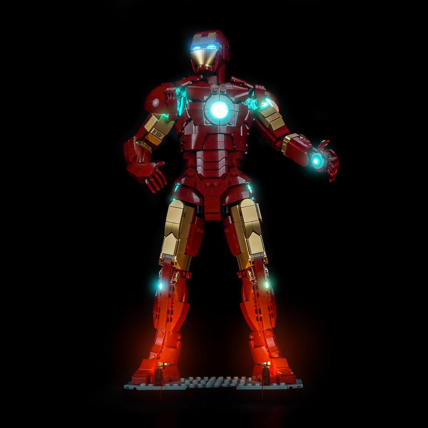 LED Lighting Compatible with LEGO 76344 Iron Man Mark 3 Collectors’ Edition - JUST Lights,Light Kit Compatible with LEGO Mark 3 76344,NOT Included The Model