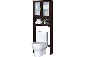 Yaheetech Over The Toilet Storage Cabinet Brown: A Practical and Stylish Bathroom Solution