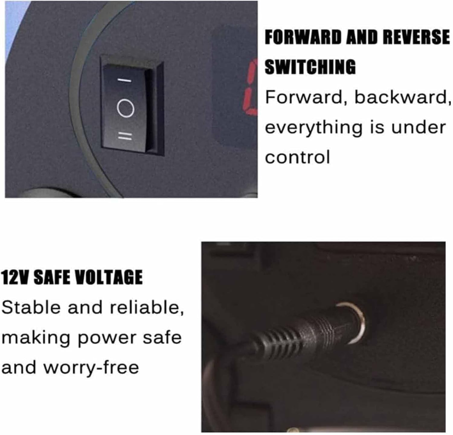 Rueda giratoria eléctrica digital con interruptor de pie, capacidad de 8 onzas, control de velocidad continuo, adelante/atrás, 3 carretes, perfecta para manualidades de lana