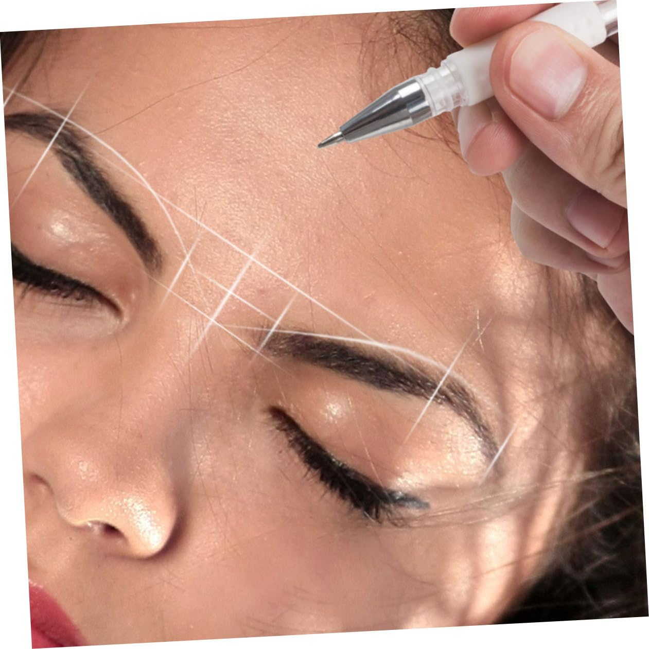 Brow Mapping Pens Makeup Eye Brow Liners Tattooing Markers Surgery Marker Positioning Tool
