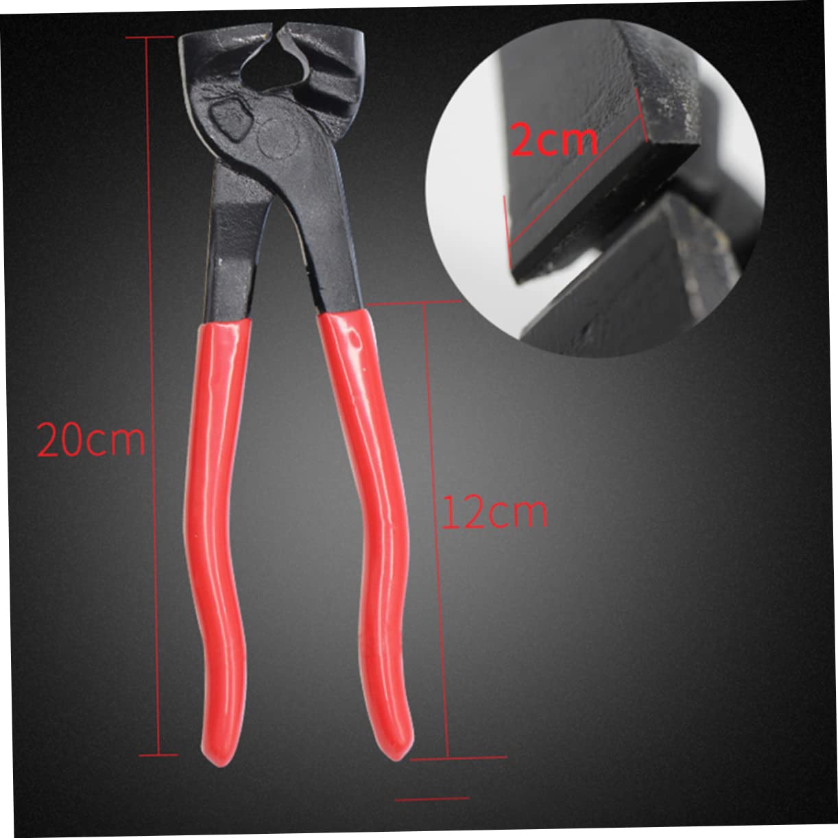 HOODANCOS 2pc Clipper Trimmers Glass Mosaic Tile Cutter for Home Decoration DIY Tool Carbon Steel Cutter Pliers Trimmer