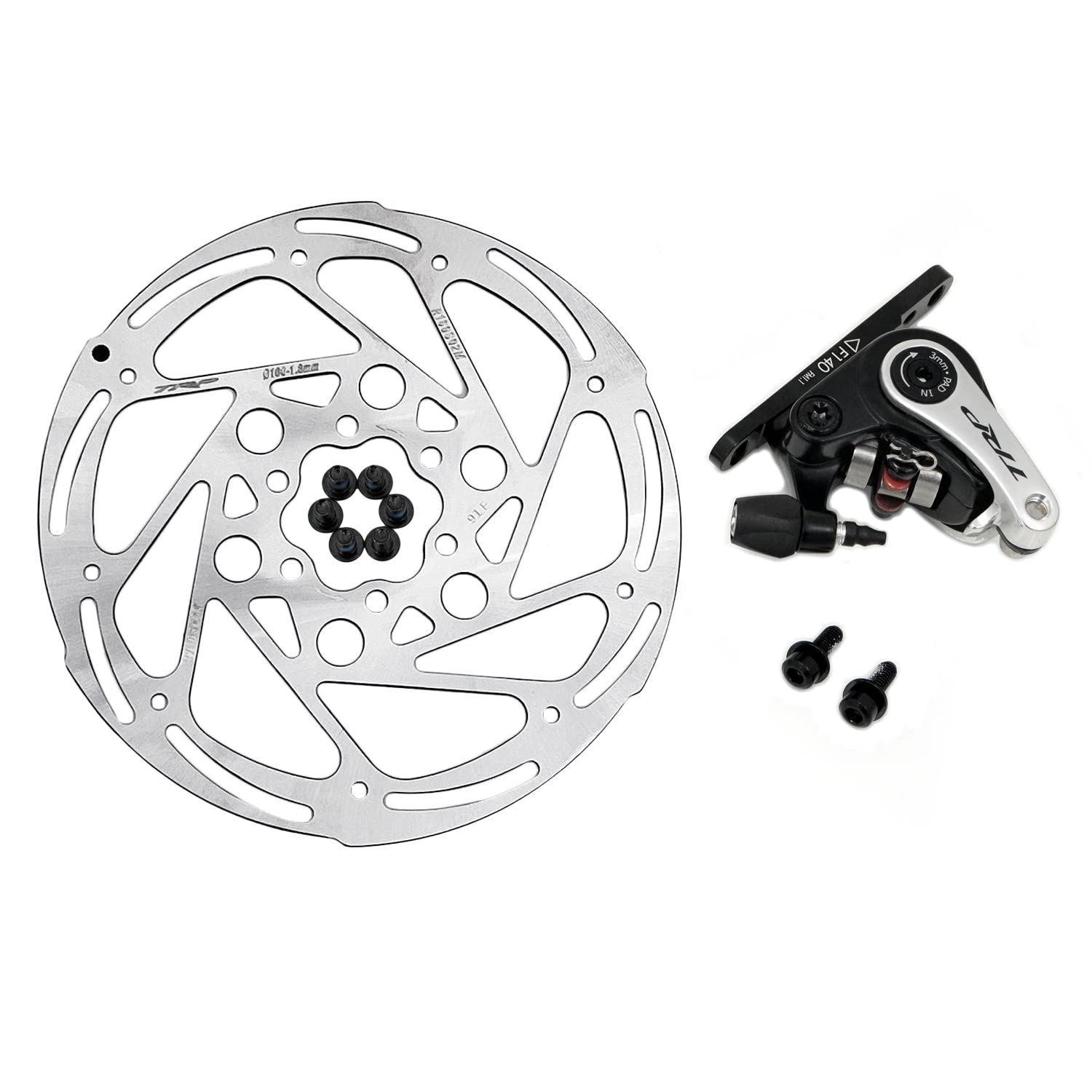 TRP Spyre Flat Mount Mechancial Disc Brake Set 160mm Rotors (Front + Rear) #MH1706
