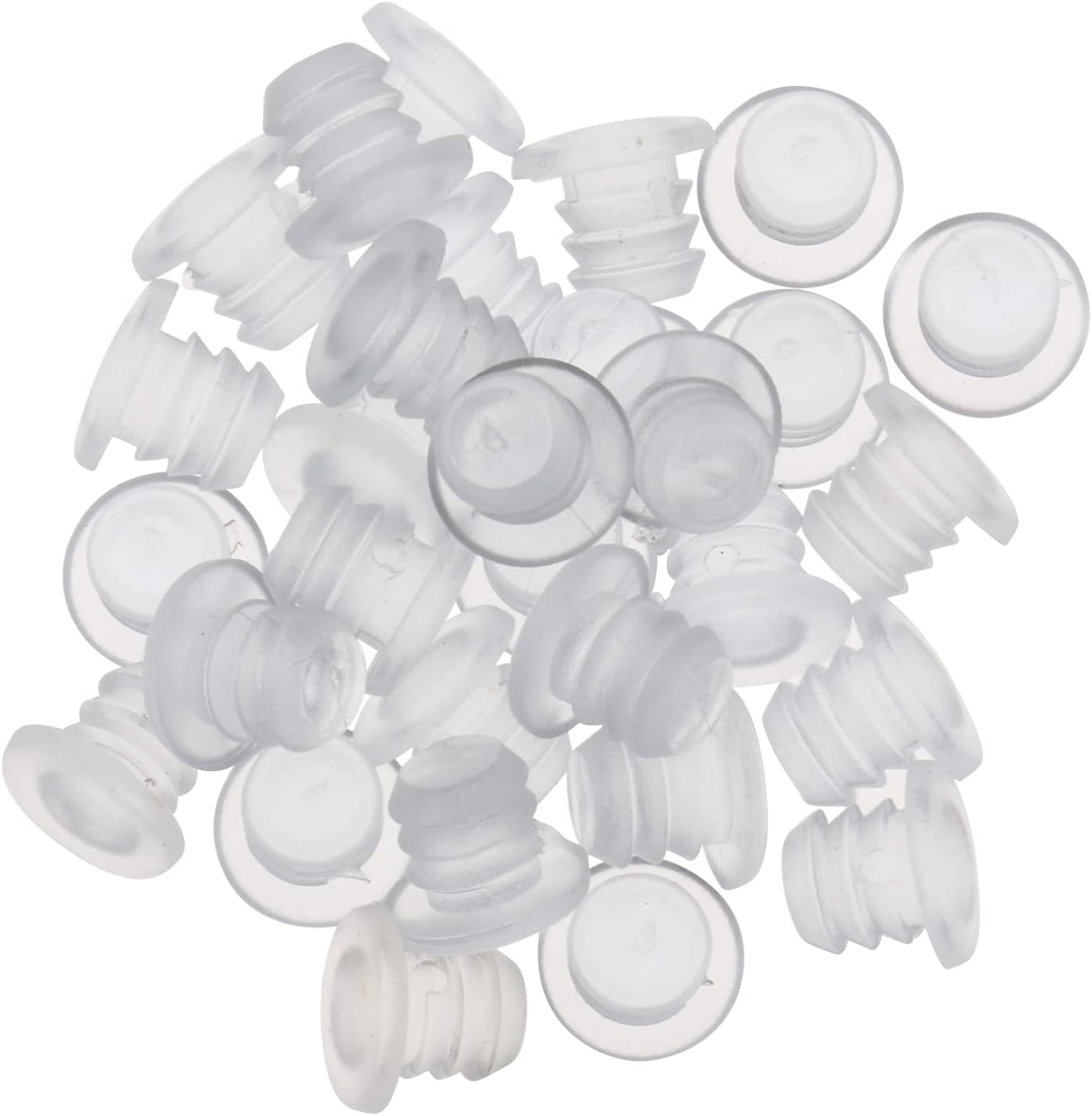 JEATHA 30Pcs Glass Top Rubber Grippers Glass Top Table Bumpers with
