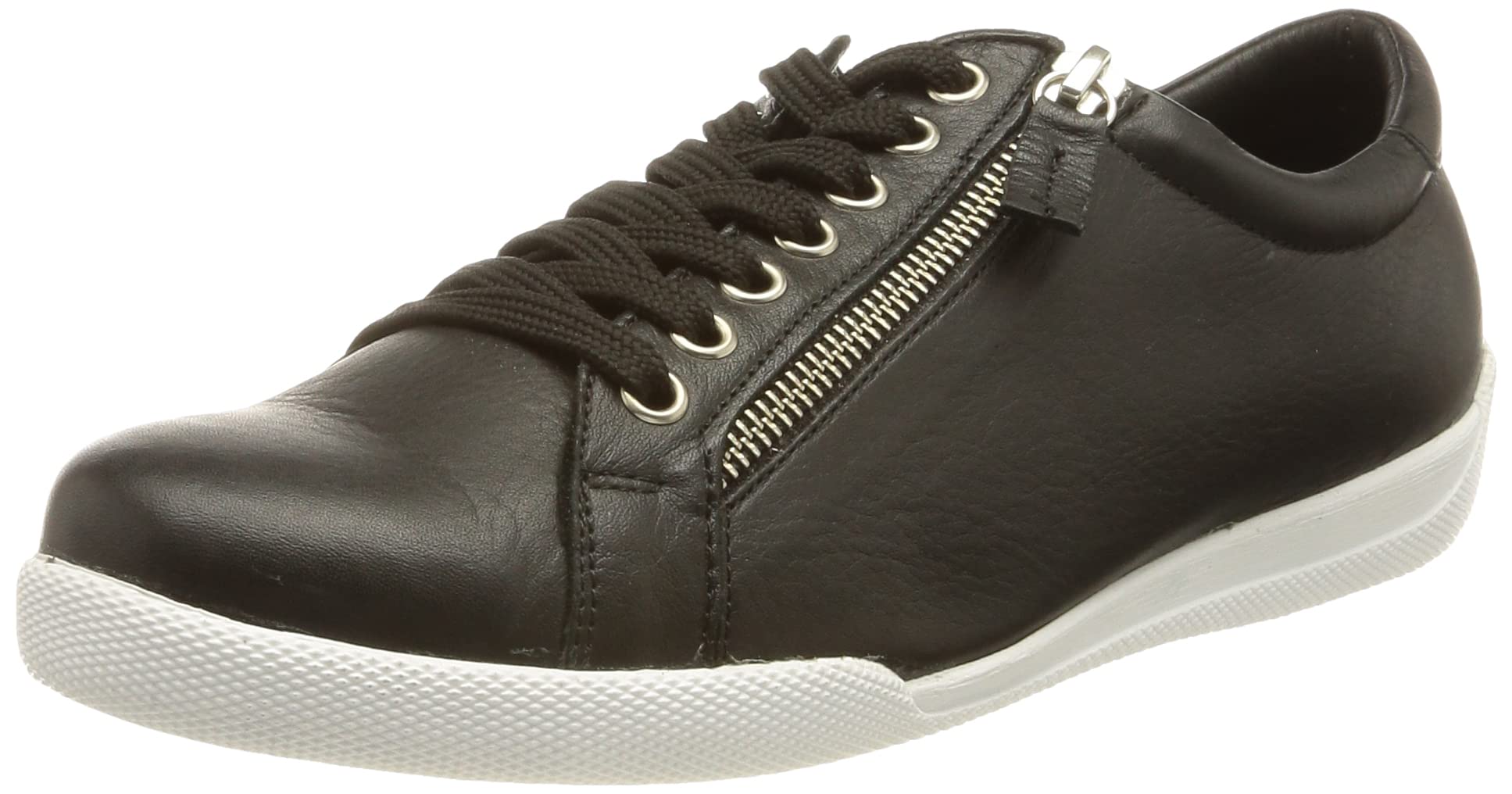 Andrea Conti Damen Sneaker, Sneaker, Schwarz,