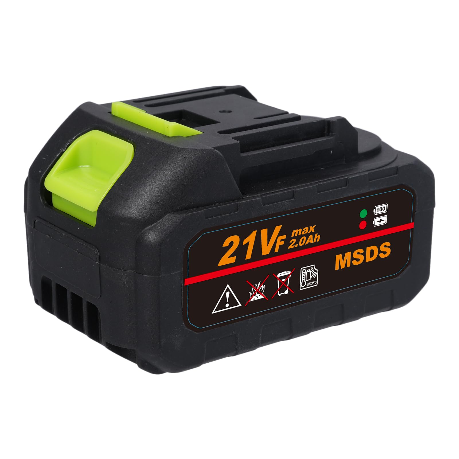 Shkalacar 21V Pistola Agua Presion Bateria, Hidrolimpiadora de Bateria con 1 O 2 Baterías, Boquilla 6 en 1 Limpiadora Portátil Cañón de Espuma, Cargador para Riego, Limpieza, Lavado de Autos
