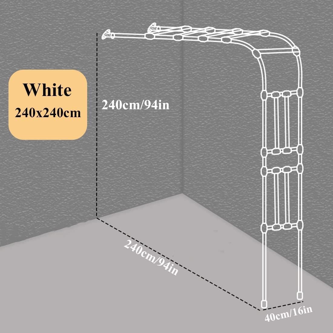 Traliccio ad arco da giardino per piante rampicanti, robusto supporto in metallo per esterni per rose e viti, perfetto per pareti da giardino e paesaggi decorativi