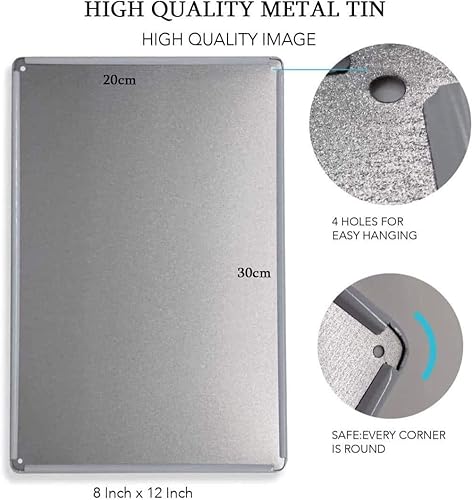 Miniatura 2 de Enrique Bunbury - Recultura 004 - Póster de metal para decoración de pared, 8 x 12 pulgadas, bar, pub, garaje, cueva, hombre