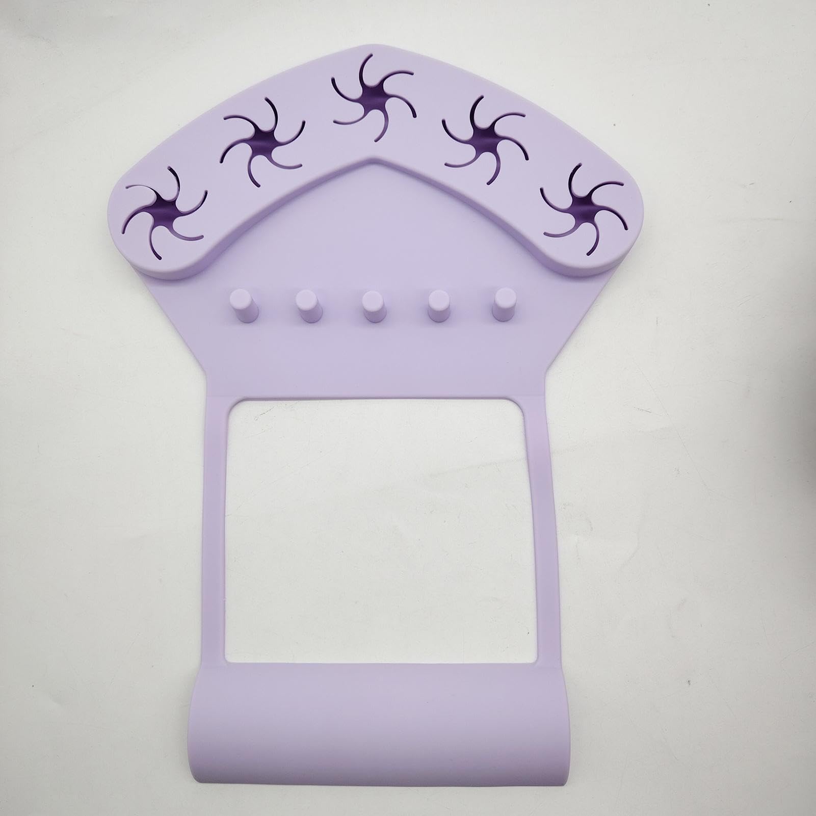 Tappetino in silicone da unghie delle mani Stazione per manicure unghie e | Supporto lucidatura unghie Per donne principianti, pittura unghie, saloni, feste e vacanze