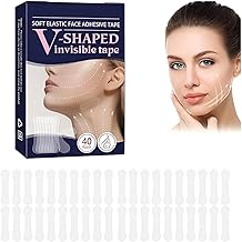 Invisible Face Lifting Tape for Wrinkles | Neck & Eye Skin Tightening | Waterproof Transparent Patch | Double Chin Removal & Skin Firming (40 PATCH)