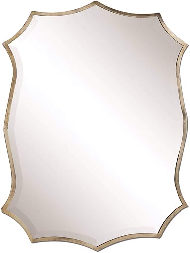 Uttermost Migiana Espejo de pared de níquel oxidado, 23 x 30 pulgadas
