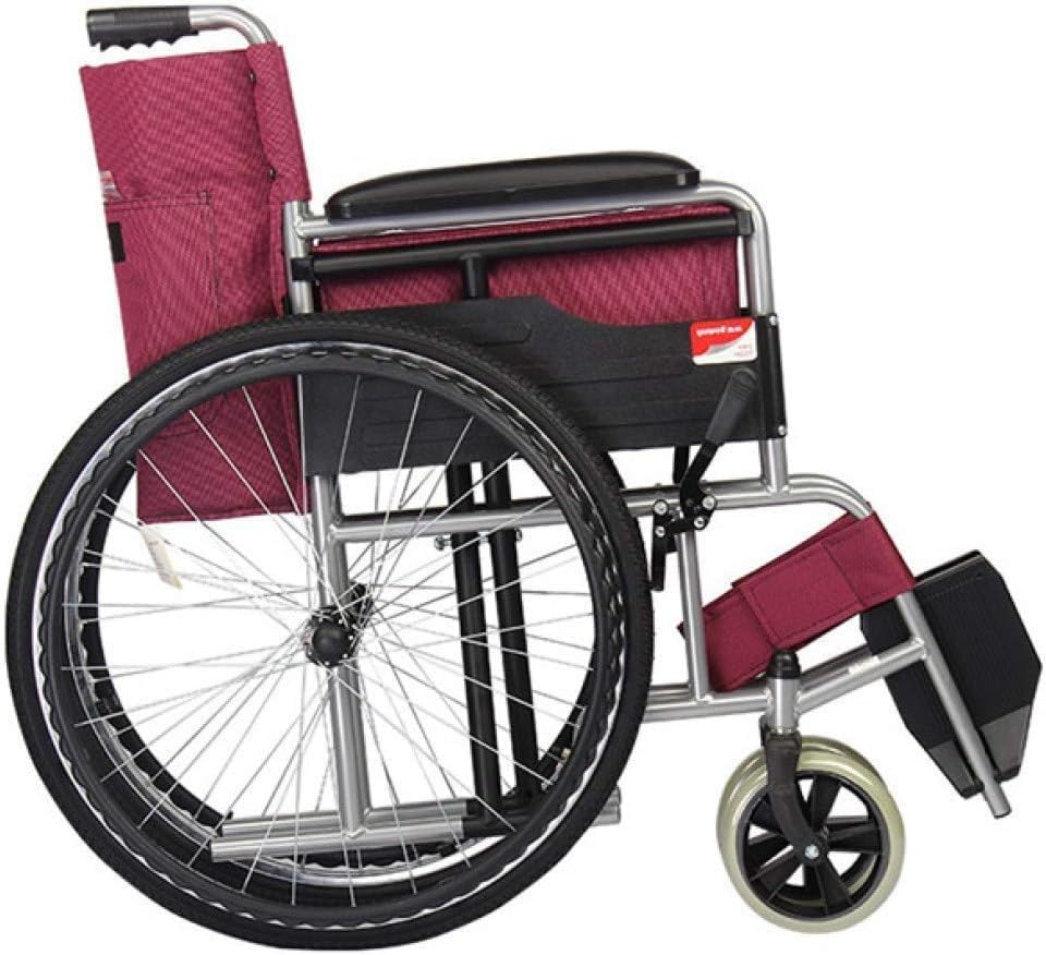 Wózek Inwalidzki - Rozmiar; 88X94.5X62.5Cm， Lekki Stalowy Wózek Inwalidzki Transportowy， Stałe Pełneiona