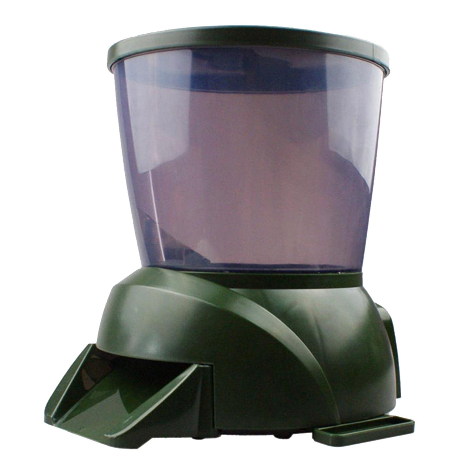 Distributore Automatico Cibo Pesci Mangime Acquario Dosatore Programmabile Serbatoio Plastica con Display per Acquario Domestico Stagni Utilizzo
