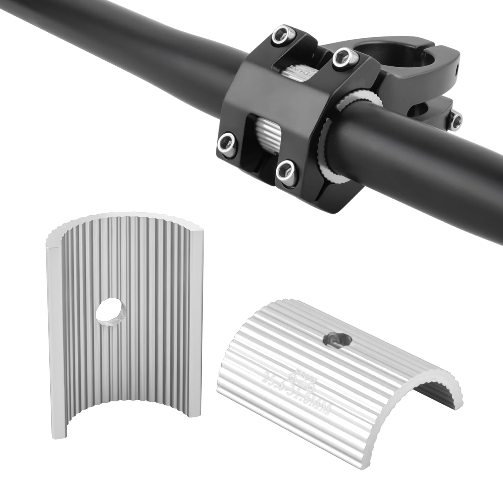 Amazon | MUQZI 自転車 ハンドル シム， ハンドルバー シム 25.4 to