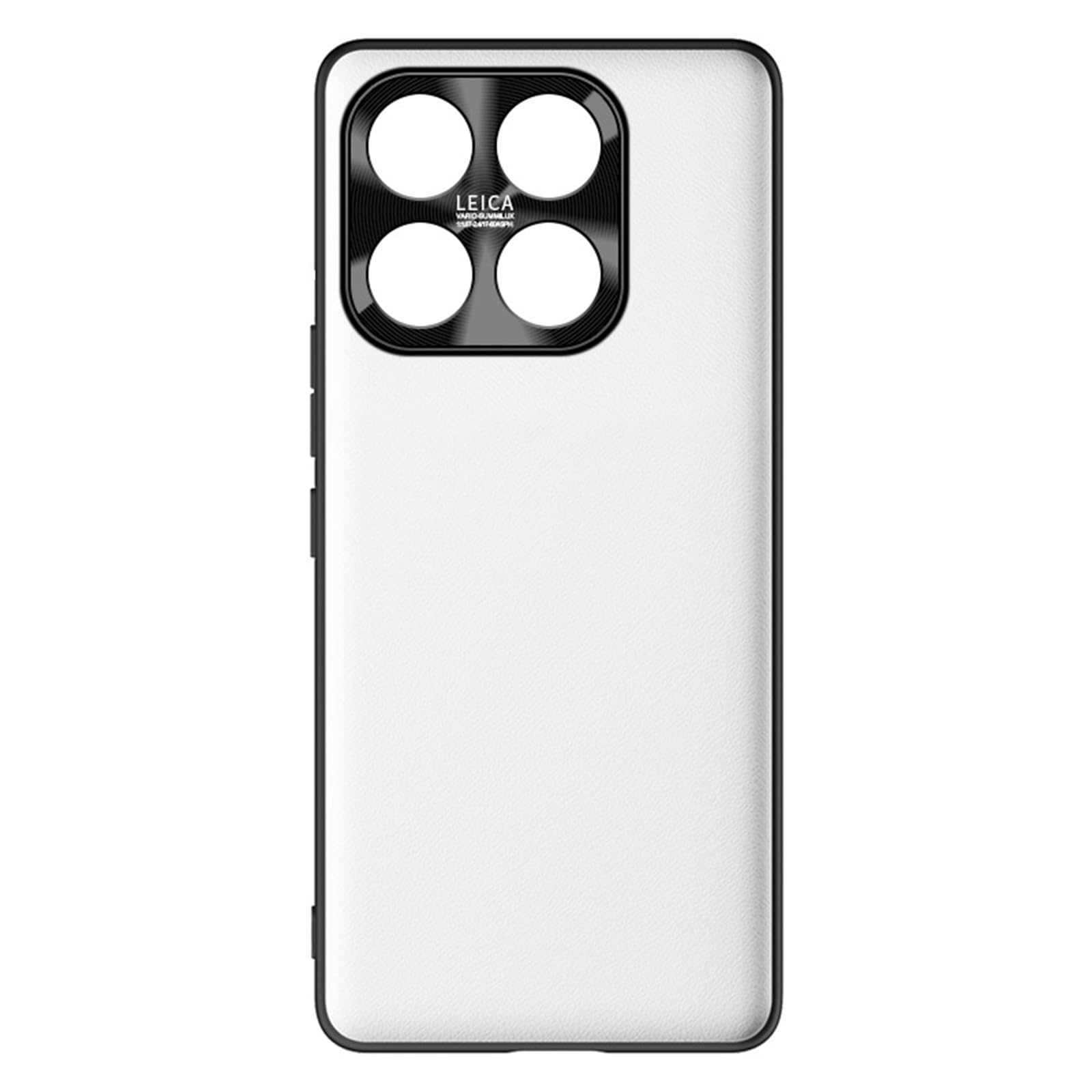 FDUJINH Cover for Xiaomi 17 Max, Liquid Leather Case Soft Touch with Camera Protection Shockproof Slim Shell,White,17Max
