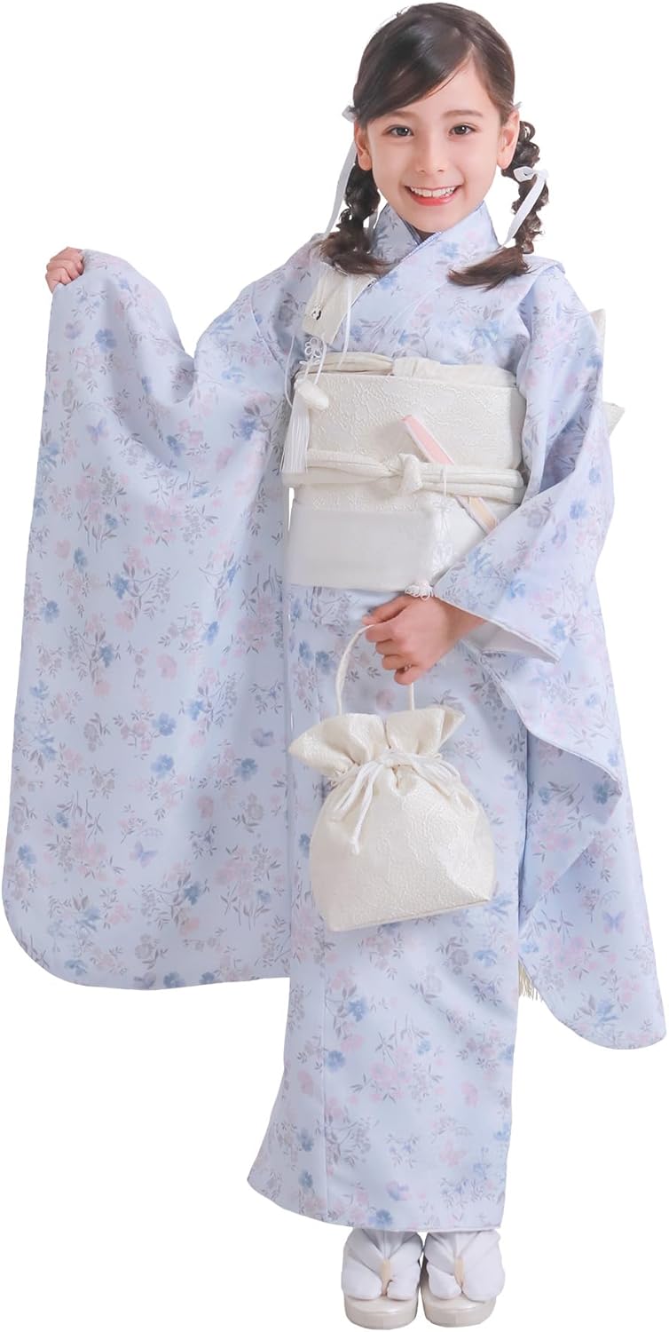 メゾピアノ120サイズ 鼓笛隊柄ドッキングワンピース サックスブルー メゾピアノ120サイズ 鼓笛隊柄ドッキングワンピース サックスブルー