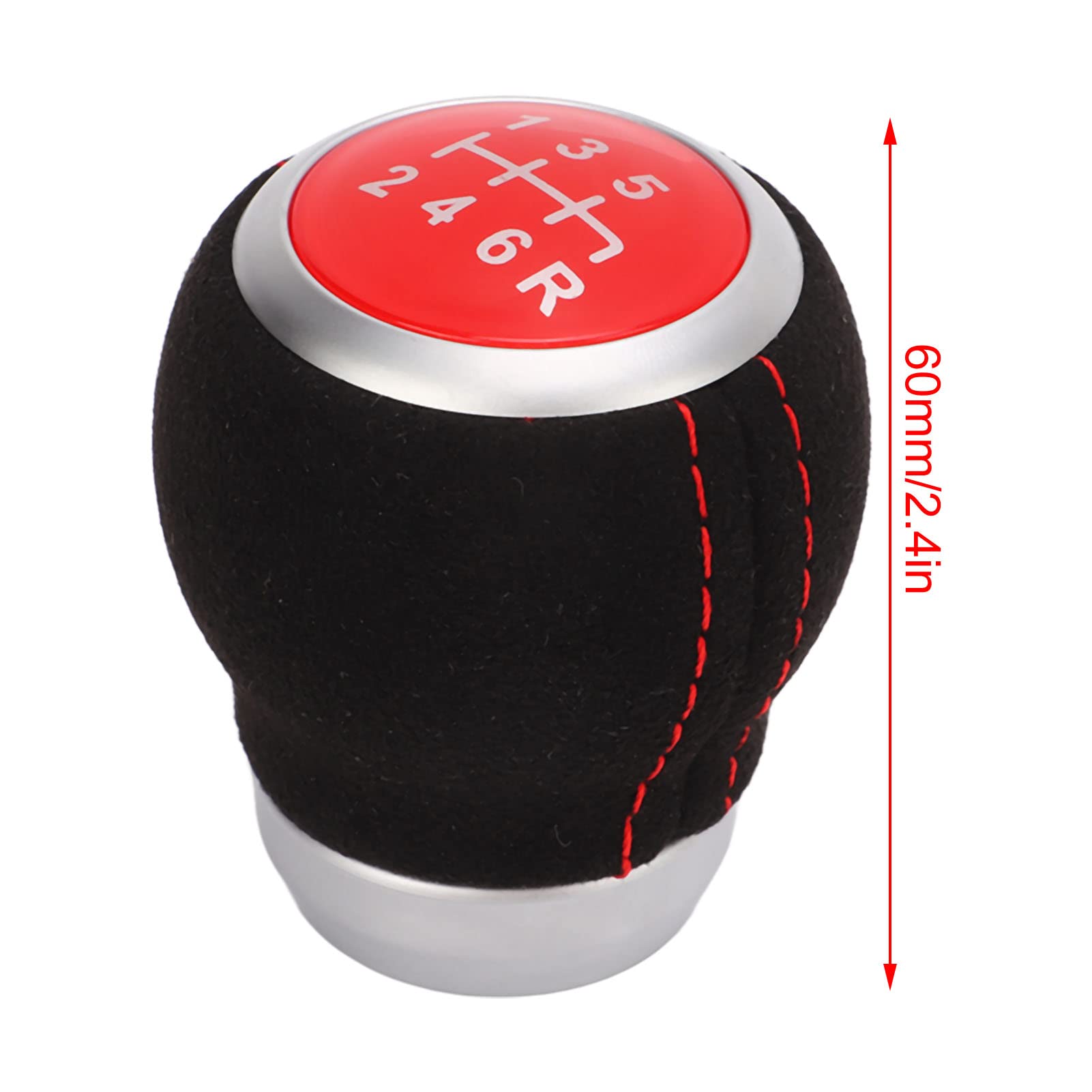 Amazon.com: 6 Speed Shifter Knob Car 6 Speed Gear Shift Head