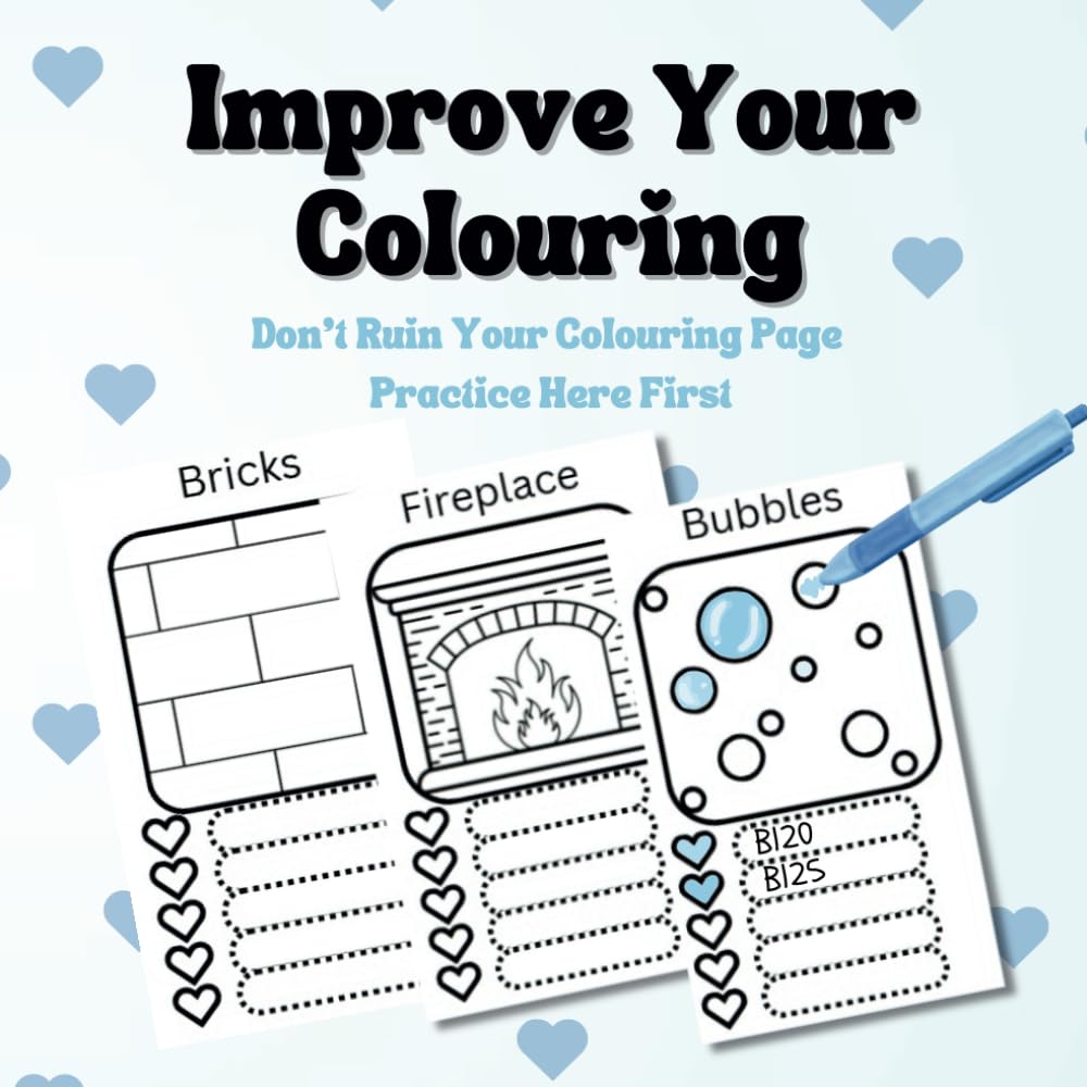Improve Your Colouring: Don't Ruin Your Colouring Page - Practice Here First