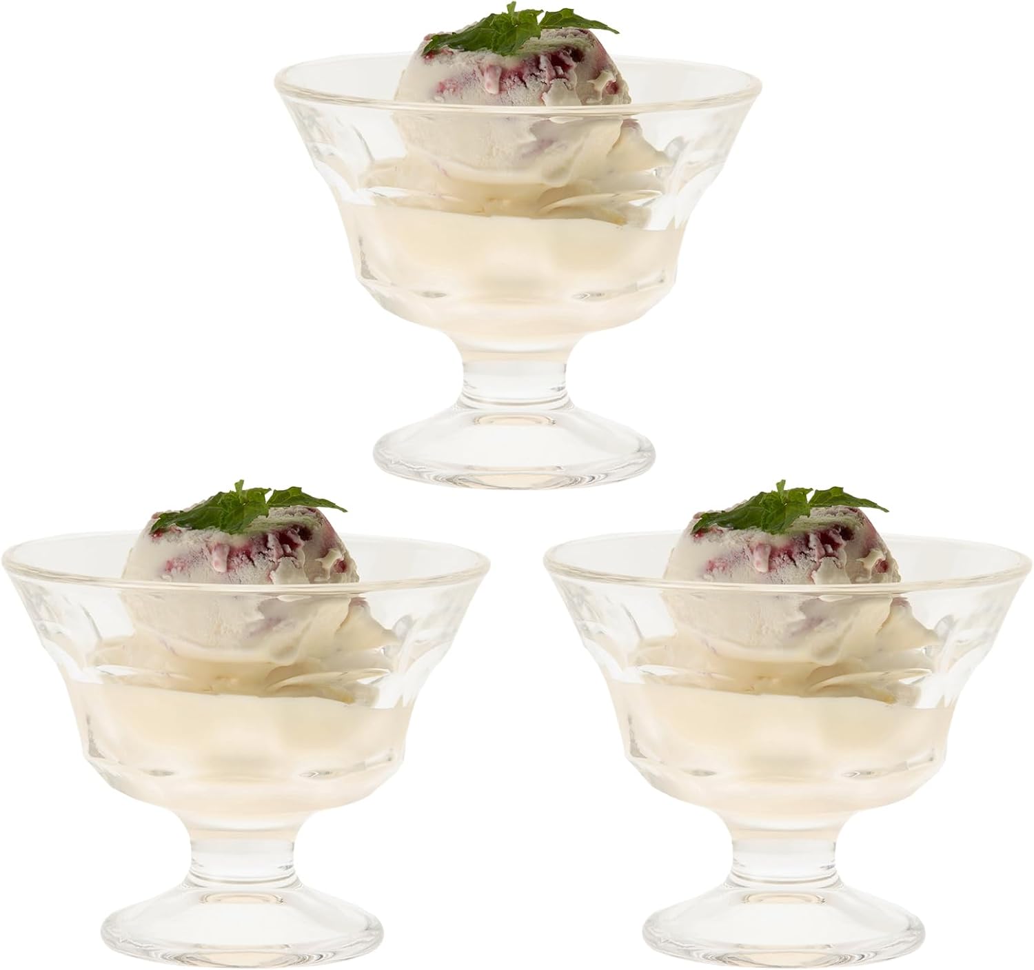 Toyo Sasaki Glass Vaso Sunday, 340 ml, Hecho en Japón, Set de 3