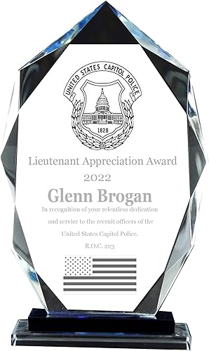 Miniatura 1 de Jkk sale Placa de regalo personalizada de agradecimiento de jubilación para empleados, placa de graduación, premio de cristal, premios de la