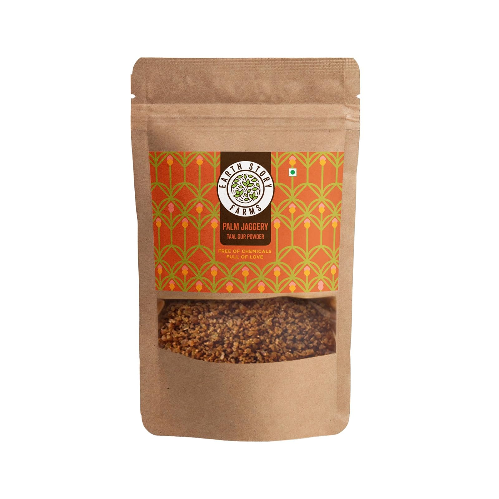 Earth Story Farms Palm Jaggery Powder (400 g) | Natural Palm Jaggery | 400 gm (B09RVV3CDH) Amazon Price History, Amazon Price Tracker